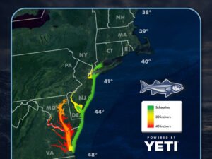 Read more about the article Striper Migration Map – March 27, 2026
