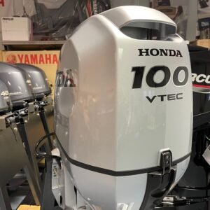 Honda 100 HP long shaft BF100 LRTU (including remote control, gauges and propeller)