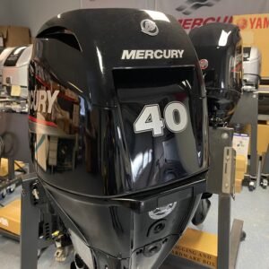 Mercury 40 HP long shaft F40 EFI ELPT (including remote control, gauges and propeller)