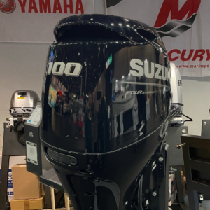 Suzuki 100 HP long shaft DF100 BTL (including remote control, gauges and propeller)