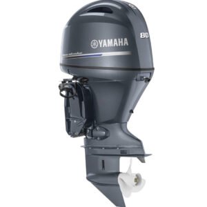 Yamaha 80 HP long shaft F80 LB (including remote control, gauge and propeller)