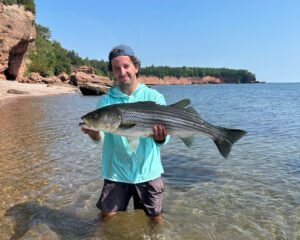 Read more about the article Striped Bass Fishing on Canada’s Gaspé Peninsula