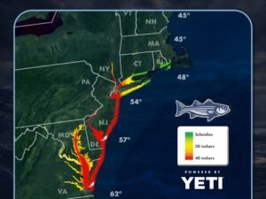 Read more about the article Striper Migration Map – April 24, 2026